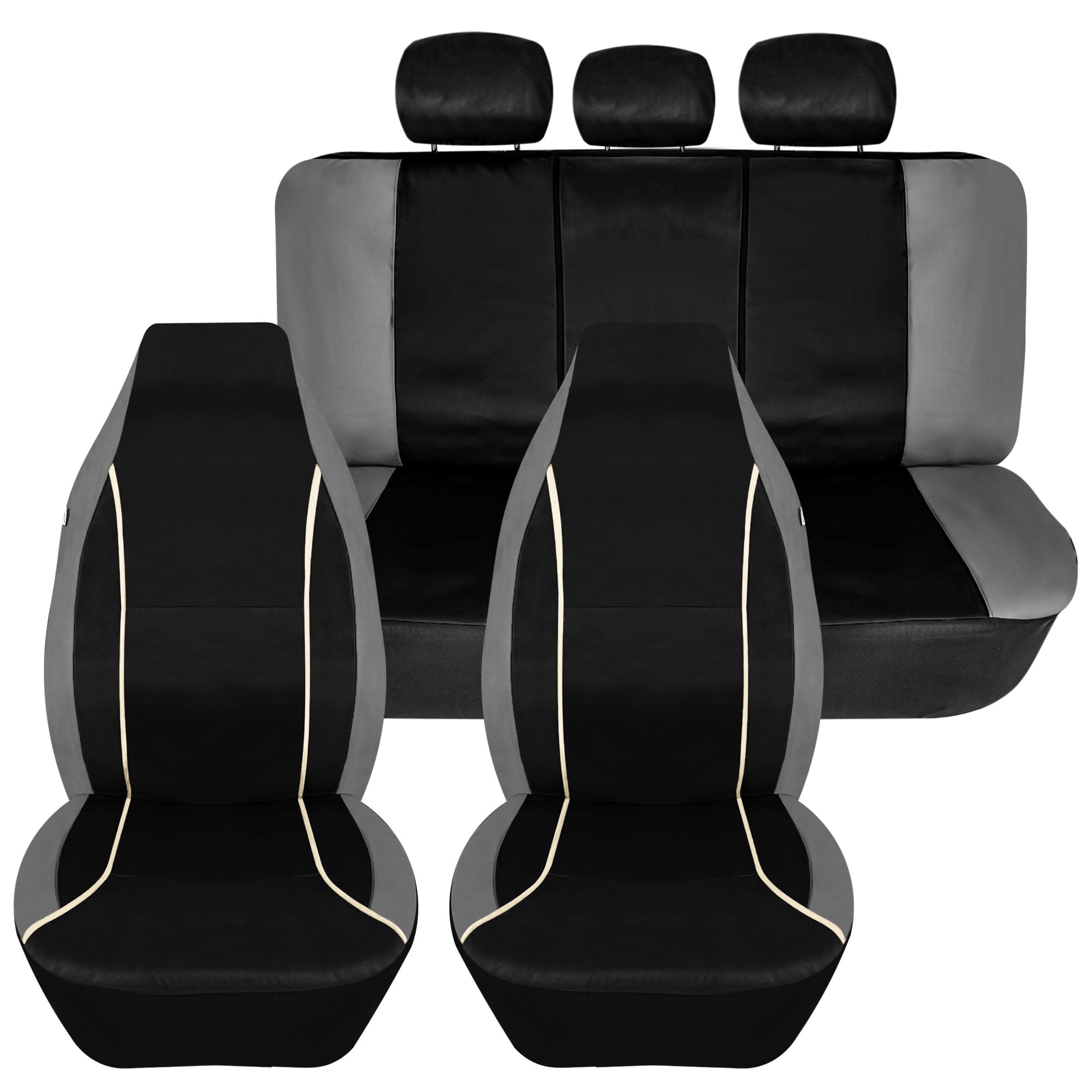 Universal Fit Car Seat Cover, Automotive Seat Covers, Bold Contrasting
