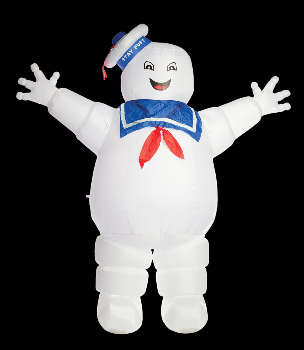Ghostbusters Stay Puft Inflatable Halloween Decoration Walmart