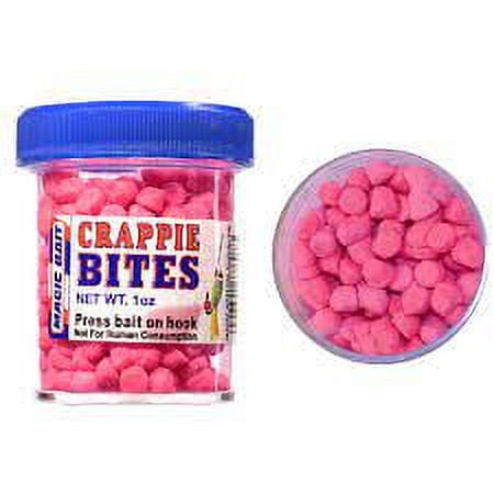 UPC: 0026691778073 | Magic Bait Crappie Bites Fishing Catfish Bait Pink 1 oz