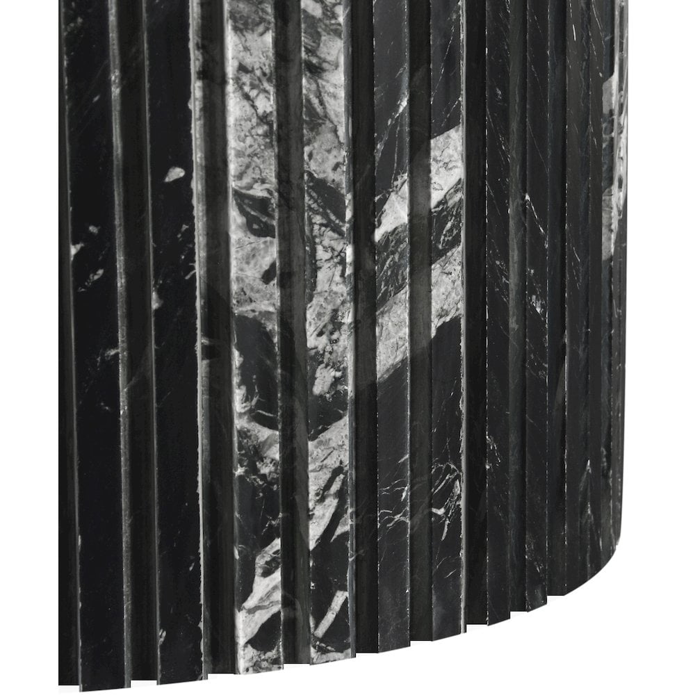 Meridian Furniture Genoa Black Marble Dining Table