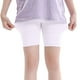 thumbnail image 1 of Odeerbi 6-12 Años Niñas Bicicleta Pantalones Cortos Algodón Seguridad Bajo Vestido Slip Pantalones Cortos Yoga Danza Pantalones Cortos Leggings Sin Costuras, 1 of 5