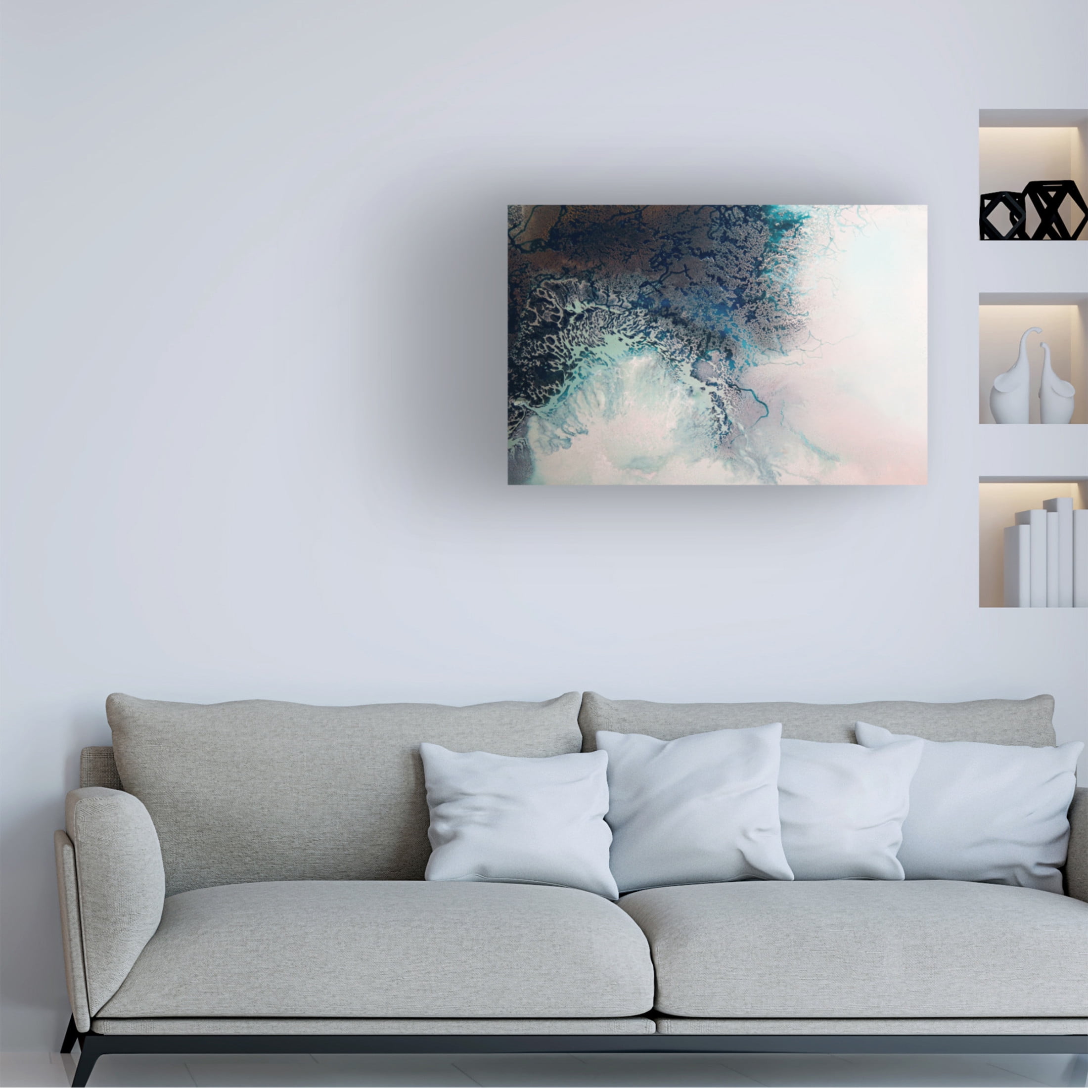Canvas Wall Art - Petra Meikle de Vlas 'Intricacy' Wall Art for Living Room, Bedroom, or Office Décor by Trademark Fine Art - 19 x 12 Inches