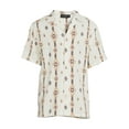 thumbnail image 4 of No Boundaries Men's and Big Men's Short Sleeve Printed Rayon Shirt, 4 of 6