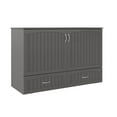 thumbnail image 5 of Southampton Murphy Bed Chest Queen Grey with Charging Station, 5 of 17