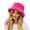 N-A-Hot Pink, variant on 2025 Women Men UniFisherman Cloth Hat Wild Sun Banana Hat Protection Cap Outdoors Bucket Hat with Pattern Polyester Bucket Hat Summer Hat