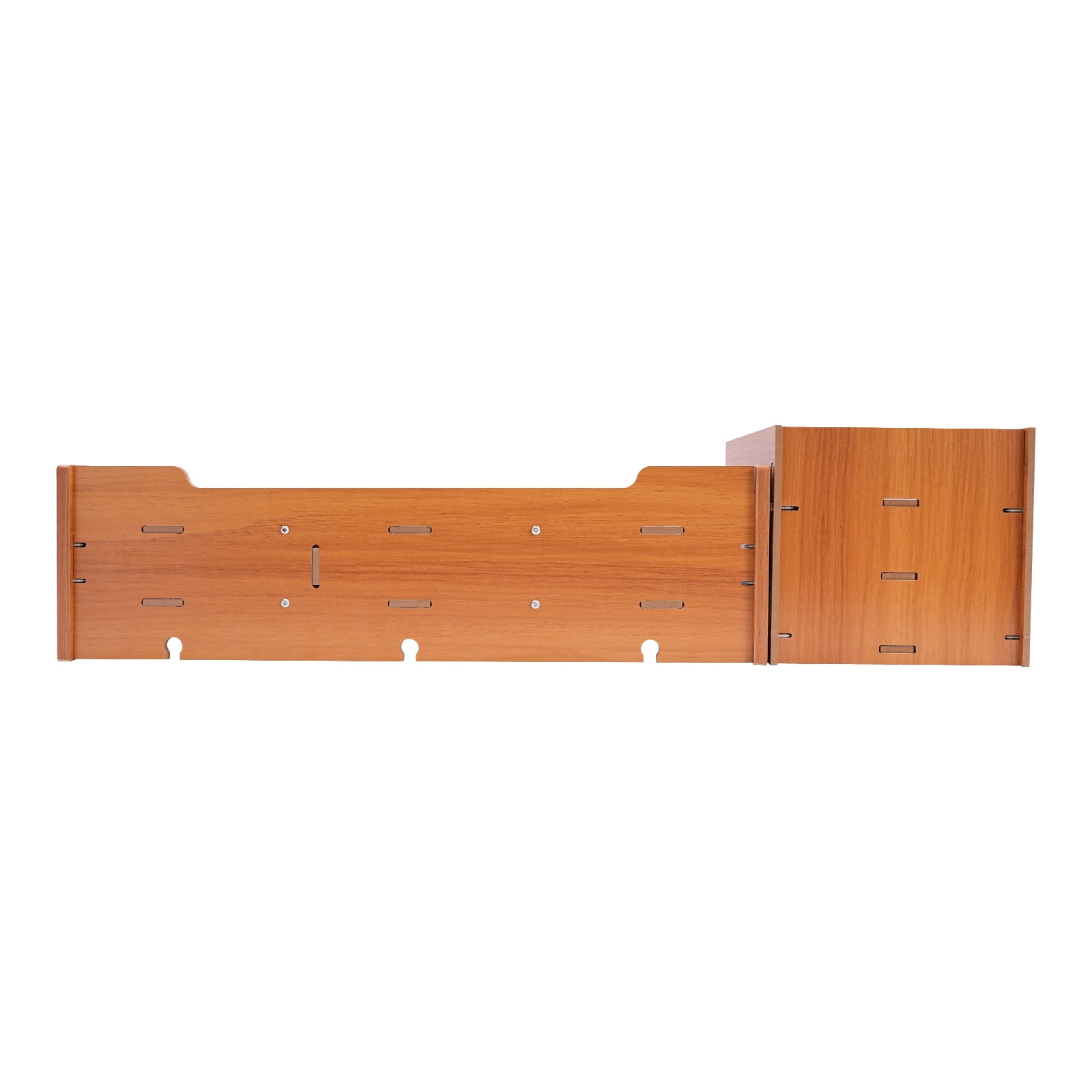 65.5cm 5kg Rectangle Wood Monitor Stand Riser Computer Laptop MDF Computer Monitor Stand for Computer Monitors Files Notebooks