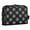 Black and White Lace Pattern, variant on Pencil Bag with Magnetic Foldable Base Large Capacity Stand-Up Pencil Case Durable Nylon Pen Pouch Red Romantic Element Icon