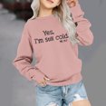 thumbnail image 2 of ZCFZJW Yes, I'm Still Cold Me 24:7 Printed Shirts Cute Kids Boys Girls Long Sleeve Crewneck Pullover Tops Loose Lightweight Cozy T-Shirts Watermelon Red 5-6 Years, 2 of 7