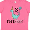 thumbnail image 4 of Inktastic 3rd Birthday 3 Year Old Dinosaur Party Boys or Girls Toddler T-Shirt, 4 of 5