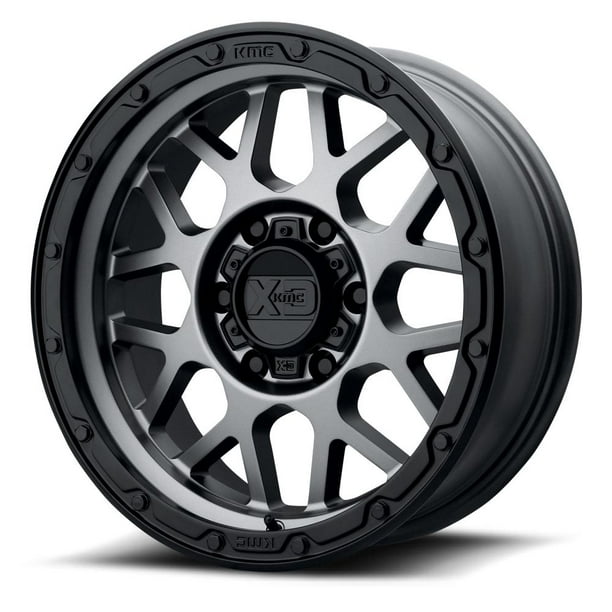 XD Wheels XD135 Grenade OR 17x9 Wheel with 6x5.5 Bolt Pattern Gray