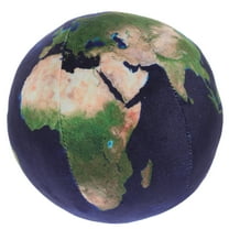 NICEXMAS Earth Shaped Pillow Multi Soft Cuddly Round Cushion for Home