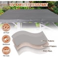 thumbnail image 6 of Aivituvin Large Catio Outdoor Cat Enclosure with Condos, Wood Window Catio Walk in Cat House, Kitty Shelter Indoor with with Door, Platform 70" Gray, 6 of 8
