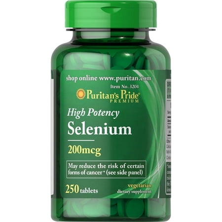 Puritan s Pride Selenium 200 mcg 250 Tablets