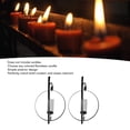 thumbnail image 3 of Geometric Wire Candle Holders, 2Pcs Iron Candlestick Holder Table Candle Stand for Fireplace Mantel Coffee Tabletop Counter, 3 of 7
