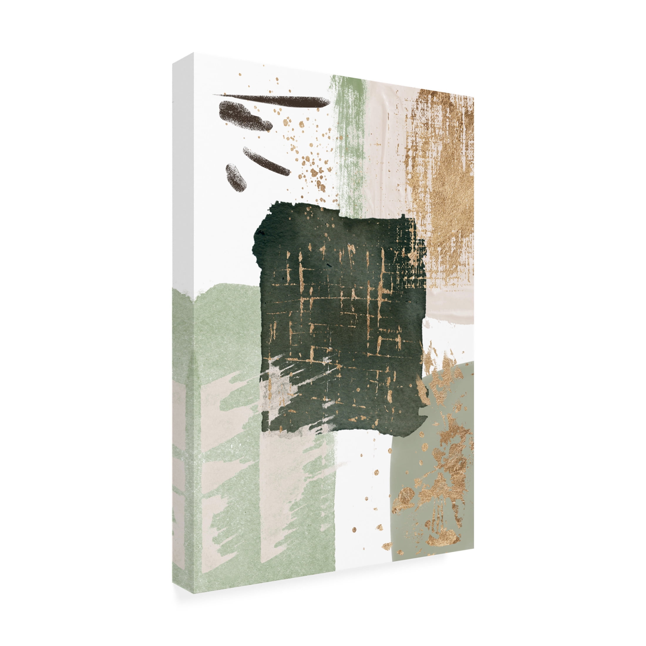 Trademark Fine Art Sally Ann Moss Green of Curiosity 1 Canvas Wall Art