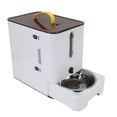 thumbnail image 4 of Distributeur de Nourriture pour Animaux, Récipient Multifonctionnel pour Nourriture Sèche avec Bol, Récipient de Stockage pour Nourriture pour Chats Intérieur Extérieur, 4 of 7