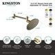 thumbnail image 3 of Kingston Brass K135K5 Victorian 5-1/4 Pulgadas. Cabezal De Ducha Con Brazo De Ducha De 10 Pulgadas, Bronce Aceitado, 3 of 3