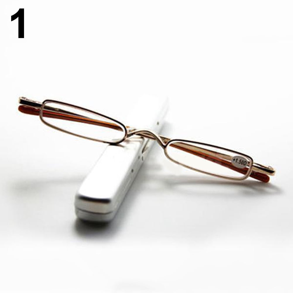 mini reading glasses with case