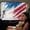 American Flag Star Red White Blue, variant on SEANATIVE Car Window Curtain Double Layers Side Window Shade for Baby UV Blocker Privacy Protection Auto Window Sun Shade for SUV Car Travel Accessories, Cute Cat Paw Blue Print