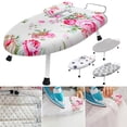 thumbnail image 2 of 2Pcs/Set Desktop Ironing Board with Removable Washable Cover Heat-Resistant Cotton Padded Foldable Anti-slip Clothes Sleeves Mini Ironing Board, 2 of 8