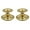 gold, variant on MKLZ Pillar Candle Holder Set of 2, Gold Candlestick Holders Centerpiece, 2.4"H