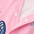 thumbnail image 5 of Disney Girls Bomber Jacket Zootopia Judy Hopps Pink Graphic Varsity Lightweight Sweatshirts Gift Fall Spring Kids 6-7Y, 5 of 9