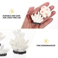 thumbnail image 4 of OULII 5Pcs Simulation Plant Coral Branches White Aquarium Landscaping Random Style, 4 of 8