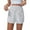 White, variant on Shorts For Women Summer Solid Color Carnival Micro Elastic Slim Fit Spicy Side Zipper Shining Womens Shorts Sportwear,White,M