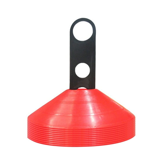 10Pcs Soccer Disc Cones Agility Soccer Cones with Plastics Brackets for Football, Basketball Sports Training Accessories