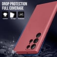 thumbnail image 2 of for Samsung Galaxy S22 Ultra Case, Thin Liquid Silicone Case,Shockproof,Slim Thin Phone Case for Samsung Galaxy S22 Ultra, Full Body Screen Camera Protective Cover-Wine Red 12-sam s22u-08, 2 of 15