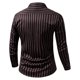 thumbnail image 3 of Blusa y camisa de manga larga con cuello vuelto para hombre, informal, a rayas, con botones, bolsillo, solapa, manga larga, blusa de moda, camisa para hombre, blusa de poliéster, 3 of 3