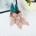 thumbnail image 5 of Christmas Bows for Festive Tree Garland and Holiday Party Decorations with Assorted Elegant Designs, 5 of 8
