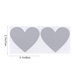 thumbnail image 5 of FELTECHELECTR 50 pegatinas con forma de corazón para rascar, creativas, para manualidades, sorpresas, para fiestas y amigos, color plateado, 5 of 6