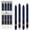 DBLUE, variant on XINAOBAOLUO 10 Inch Twisted Dinner Candles Deep Blue Tall Candles 4 PCS Unscented Candle Sticks Spiral Taper Candles for Holiday Wedding Home Decor Candlelight Dinner