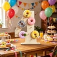 thumbnail image 6 of Wooden Donut Stand Number 0-4 Display Rack - Dessert Table Party Decor, Donut Holder Stand for Birthday Wedding Graduation Season Celebration Events, 6 of 6