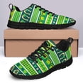 thumbnail image 4 of St Patricks Day Shoes for Women Breathable Running Sneakers Men Green Four Leaf Clover Shoes for Irish Festival Gift Black Size 4, 4 of 5