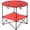 Red, variant on Folding Picnic Table with Shelf Portable Drink Holders Storage Sports Tote Bag (Red)