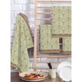 thumbnail image 2 of Vintage Boho Floral Kitchen Dish Towels for Drying Dishes Set of 2, Ethnic Tribe Abstract Art Flowers Waffle Weave Microfiber Hand Tea Bathroom Towels Quick Dry & Absorbent Towel 15.7x23.6, 2 of 7