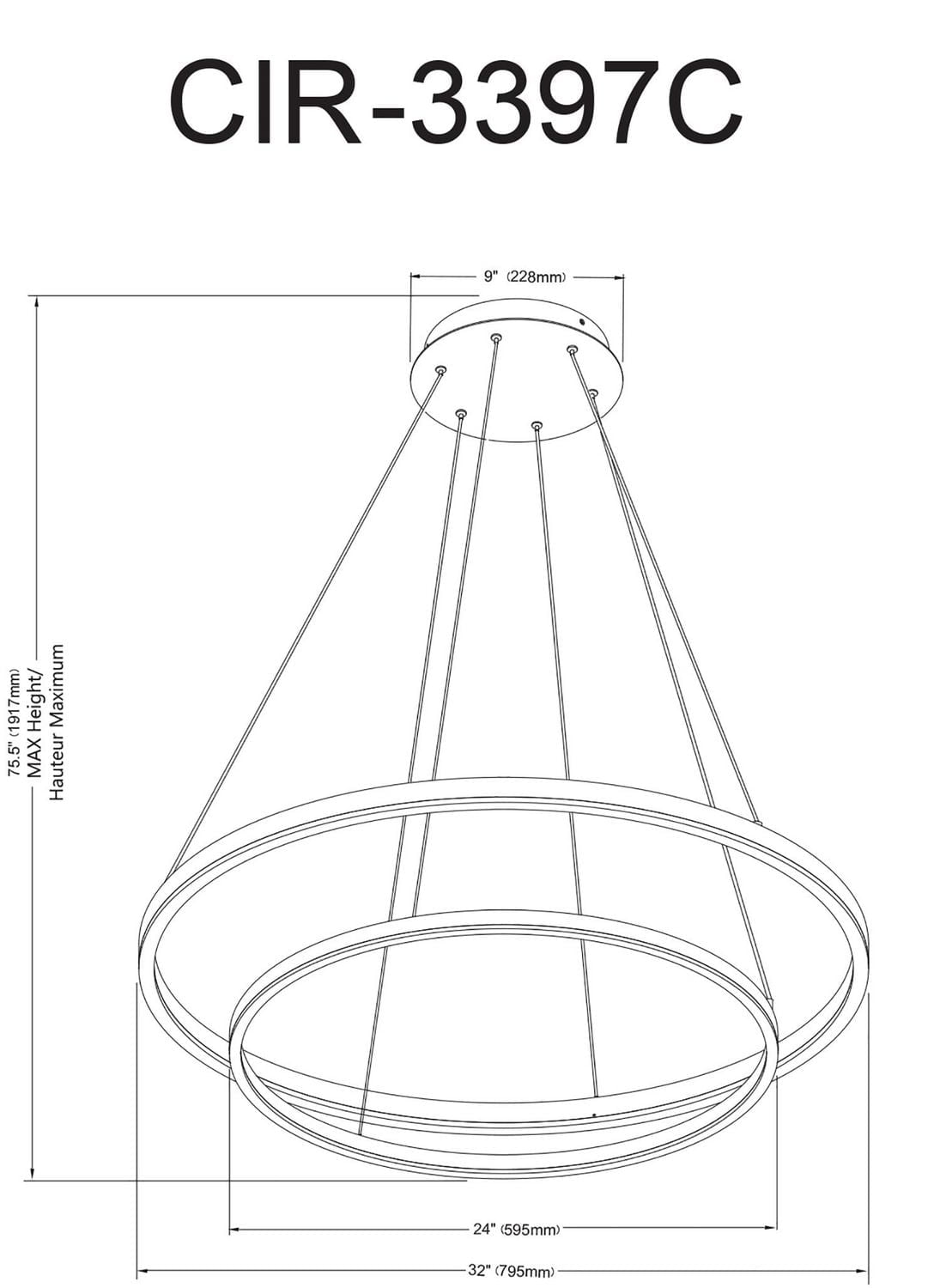 Circulo Chandelier