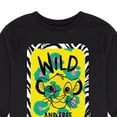 thumbnail image 3 of The Lion King - Wild & Free Simba - Toddler & Youth Long Sleeve Graphic T-Shirt, 3 of 5