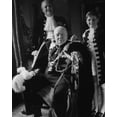 thumbnail image 2 of Vintage Photography 15x18 Gold Ornate Wood Framed with Double Matting Museum Art Print Titled - Winston Churchill with his Son and Grandson 1950, 2 of 4