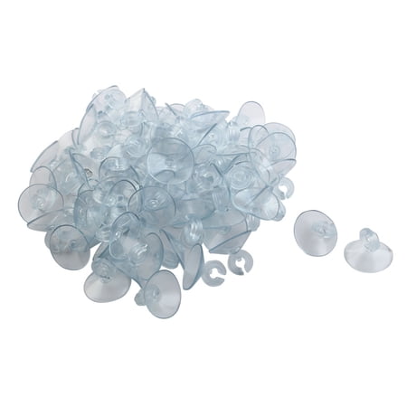 Ventouses Noires Pour Aquarium - Lot De 10 - Diamètre 27 Mm - En Caoutchouc - Pour Fixer Pompes, Filtres, Chauffages - Forte Aspiration