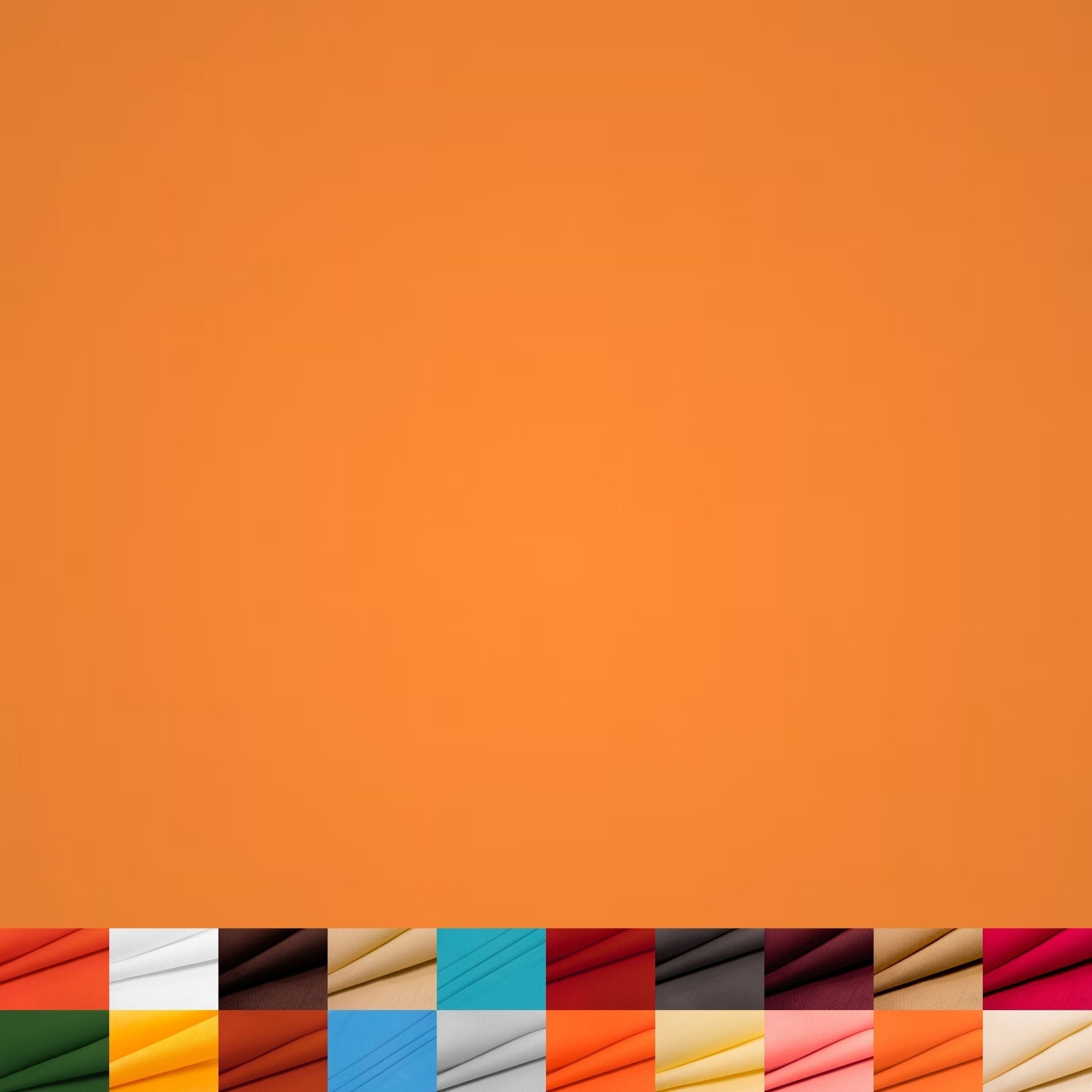 Waverly Inspirations 2 Yard Cut 100% Cotton Solid Fabric, Carrot, 44" Wide for Quilting & Sewing