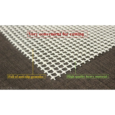 Abahub Anti Slip Rug Pad 5x7 For Under Area Rugs Carpets Runners Abahub Anti Slip Rug Pad 5x7 For Under Area Rugs Carpets Runners Doormats On Wood Hardwood Floors Non Washable Padding Grips