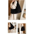 thumbnail image 2 of Faux Fur Hobo Shoulder Bag Furry Handbag Purse for Women Winter Y2k Fuzzy Plush Shoulder Tote Bag for Work Shopping, 2 of 6