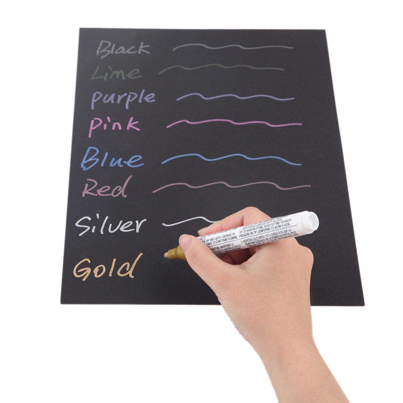 12 Packs: 8 ct. (96 total) Metallic Medium Tip Paint Pen Set by Craft Smart