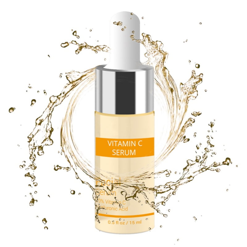 Vitamin C Serum with Hyaluronic Acid for Face and Skin