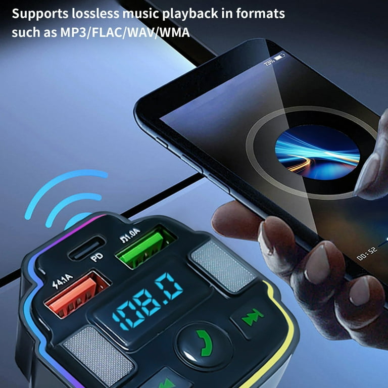 mp3 player bluetooth phone connector for car