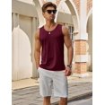thumbnail image 3 of DFORD Men's UPF 50+ Tank Top Gym Workout Sleeveless Muscle Shirts Sun Protection Cut Off Shirts Summer Sleeveless T Shirt, 3 of 7