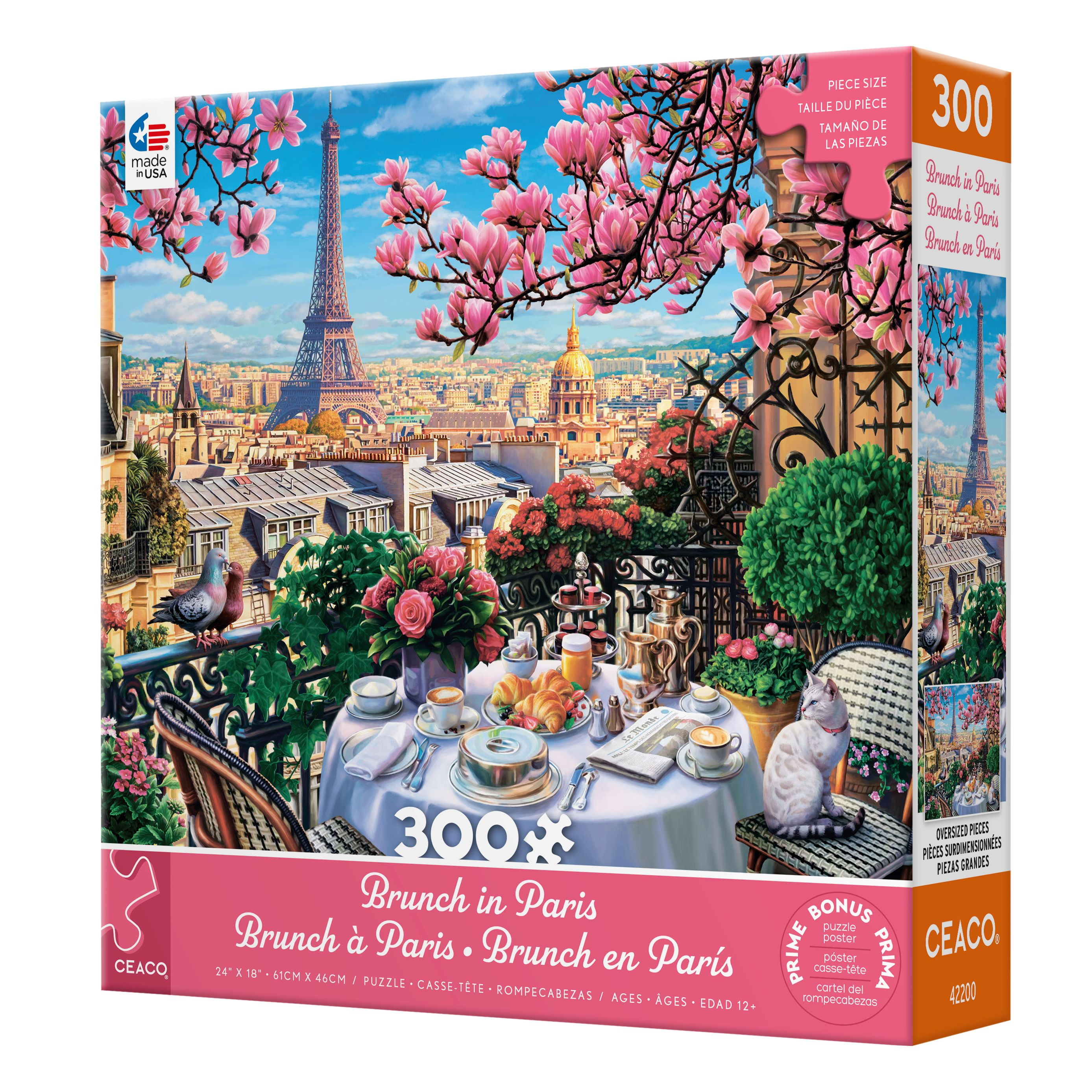 Ceaco 300 Piece Brunch in Paris Interlocking Jigsaw Puzzle